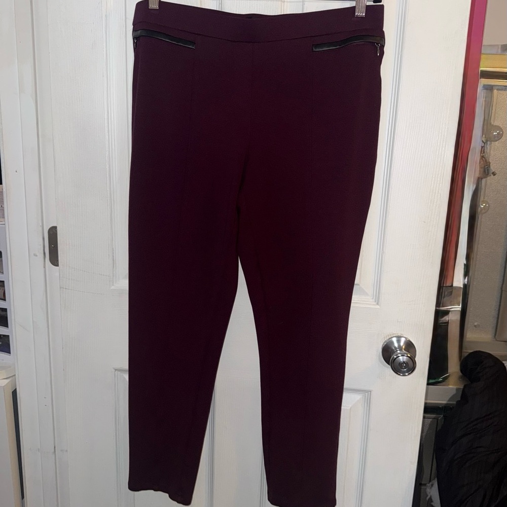Deep Burgundy skinny Pants